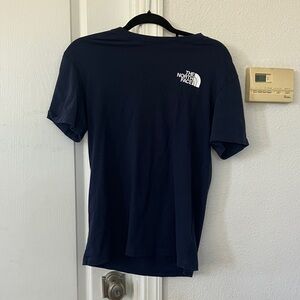 The North Face Women’s Navy Short Sleeve Logo Tee Size S 100%cotton